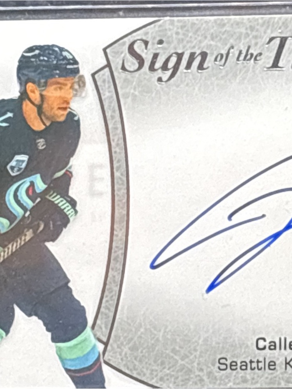 Seattle Kraken Autograph Trading Card - Callie Jarnkrok